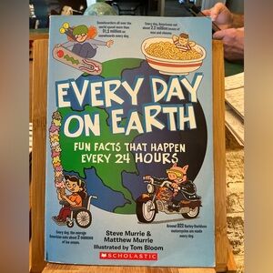 Scholastic Every Day on Earth Book - Blue and Green Cover